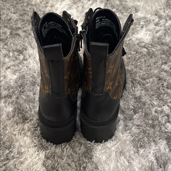 Custom Louis Vuitton Combat Boots - Picture 9 of 11